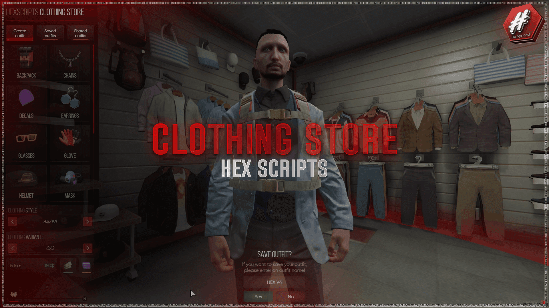[ESX] HEX CLOTHING V4