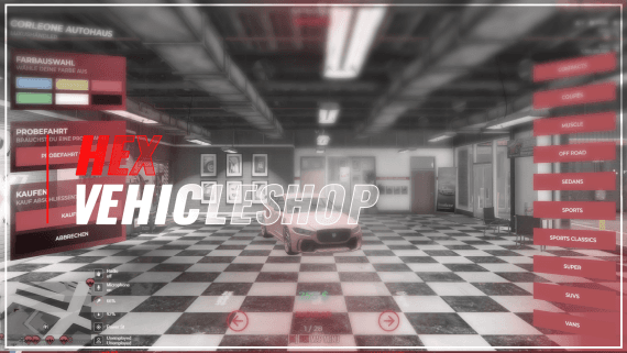 [ESX] HEX  VEHICLESHOP 1.1