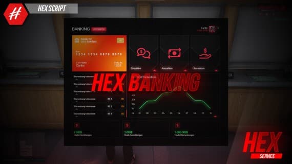 [ESX/QBCORE] HEX BANKING