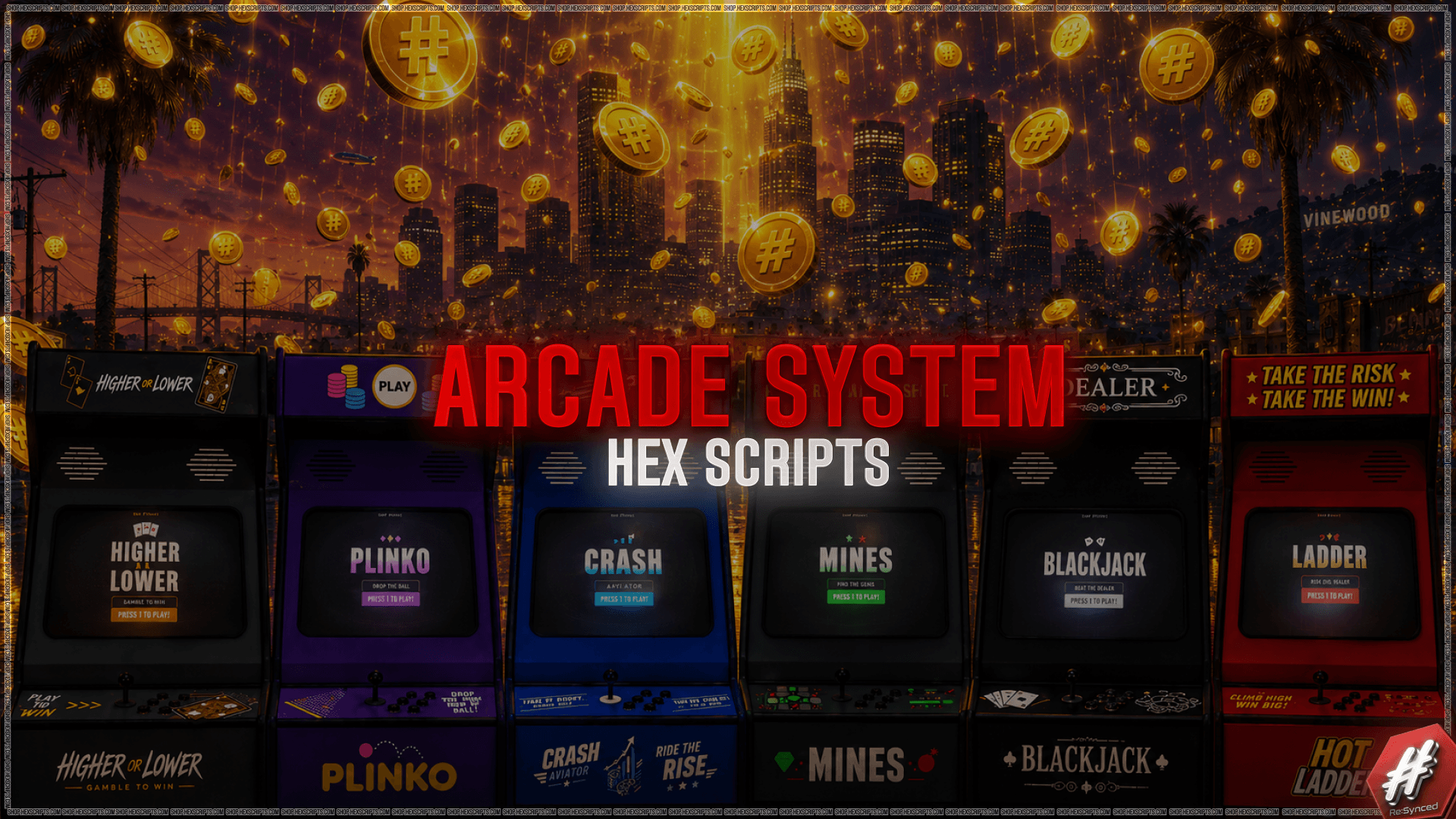 [ESX/QB/STANDALONE] HEX ARCADES