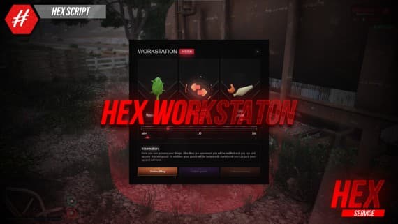 [ESX/QBCORE] HEX WORKSTATION