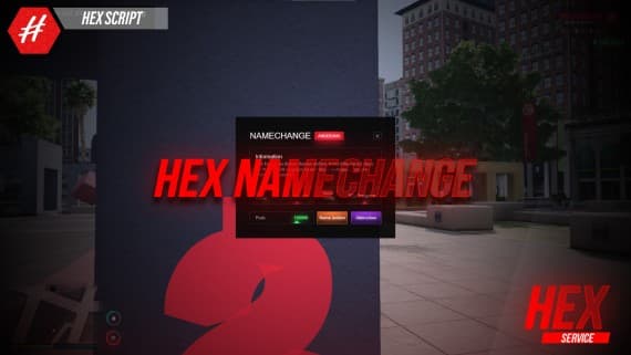 [ESX/QBcore] HEX NAMECHANGE