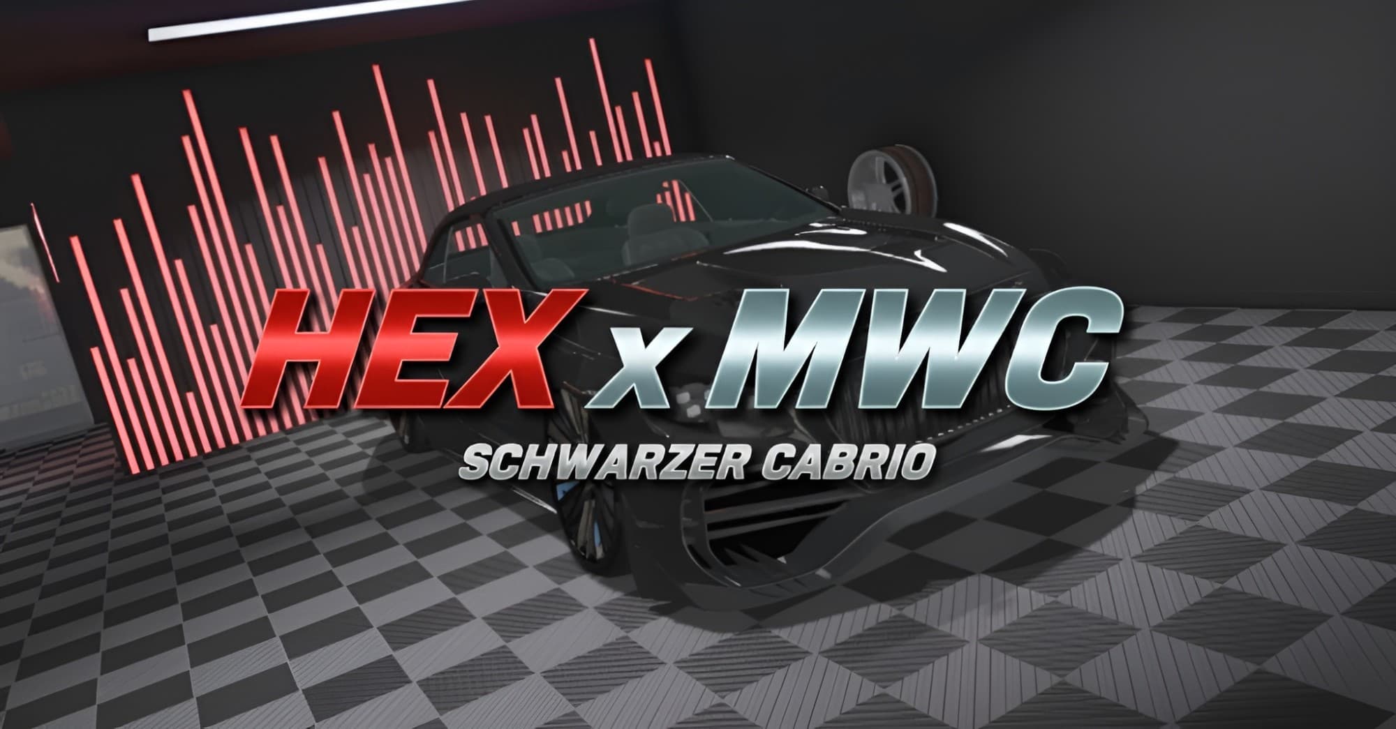 Most Wanted Schwarzer Cabrio
