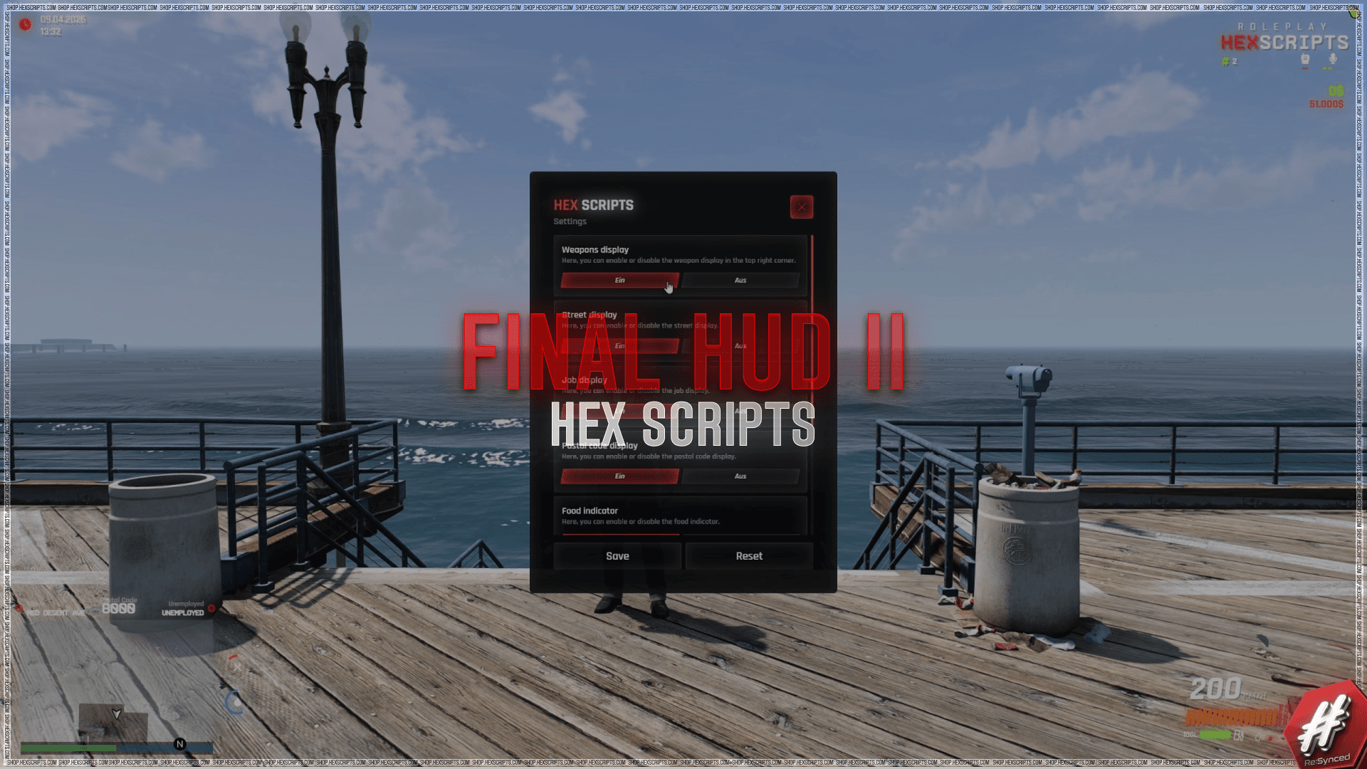 [ESX/QB] HEX FINAL V2 HUD